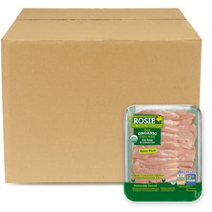 Rosie Organic Boneless and Skinless Chicken Tenders, Case priced per pound