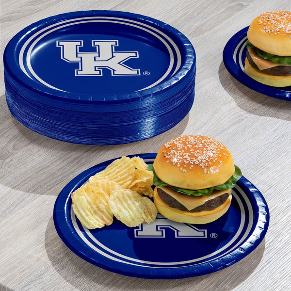 Kentucky Wildcats NCAA Round Paper Plates, 10