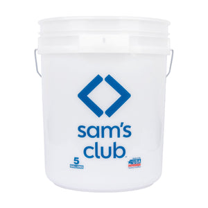 Sam’s Club 5-Gallon Utility Bucket with Lid, Texas Bluebonnet 2‑Pack