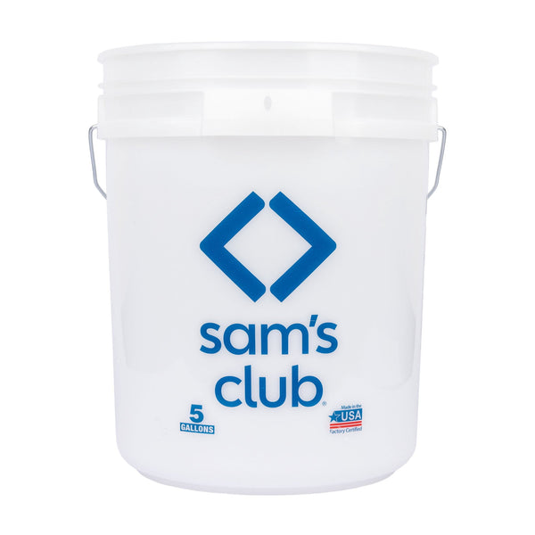 Sam’s Club 5-Gallon Utility Bucket with Lid, Texas Bluebonnet 2‑Pack