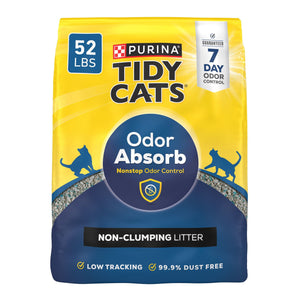 Purina Tidy Cats Litter, Natural Clay Product With Deodorizing System, 52 lb. Bag