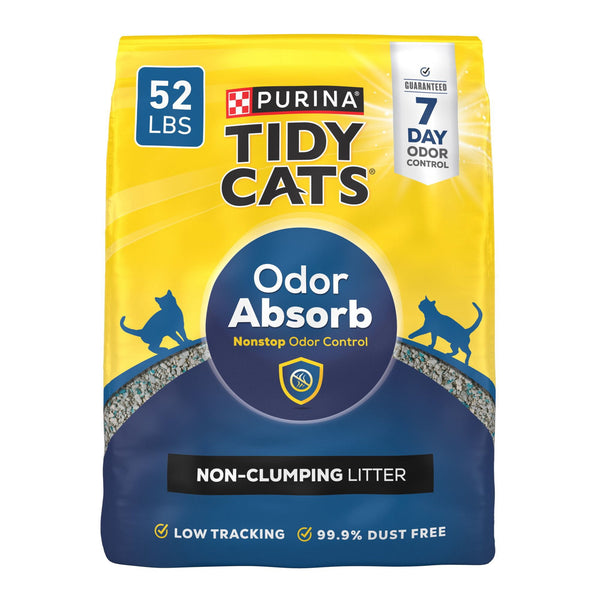 Purina Tidy Cats Litter, Natural Clay Product With Deodorizing System, 52 lb. Bag