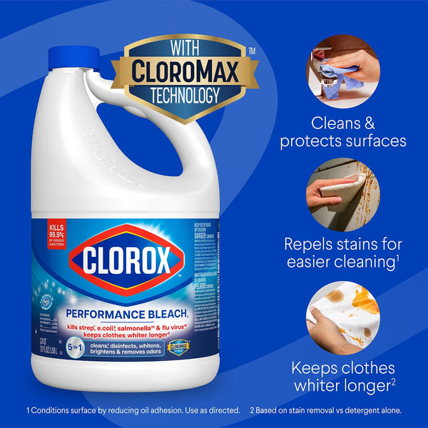 Clorox Performance Bleach, 3 ct., 363 fl. oz.
