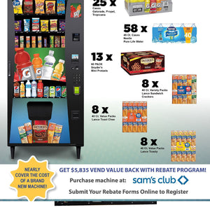 Selectivend Advantage Plus ADA Compliant Combo Vending Machine