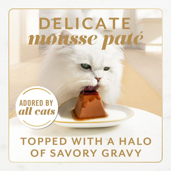 Purina Fancy Feast Gems Pate Mousse Cat Food, Variety Pack, 40 ct.