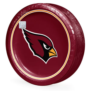 Arizona Cardinals NFL Round Paper Plates, 10