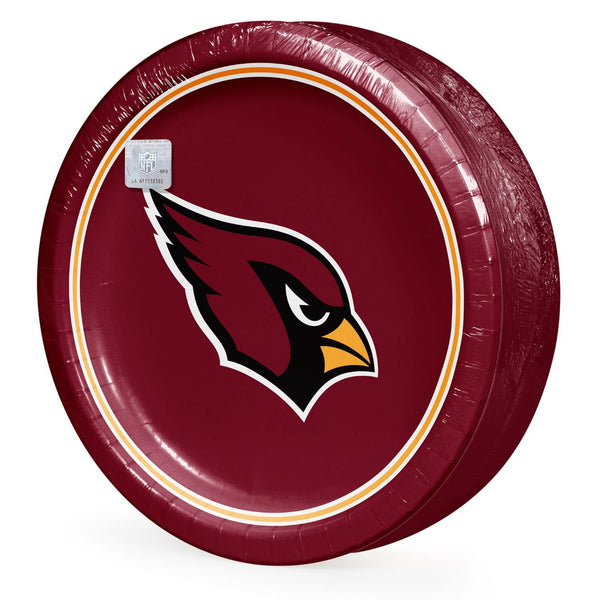 Arizona Cardinals NFL Round Paper Plates, 10