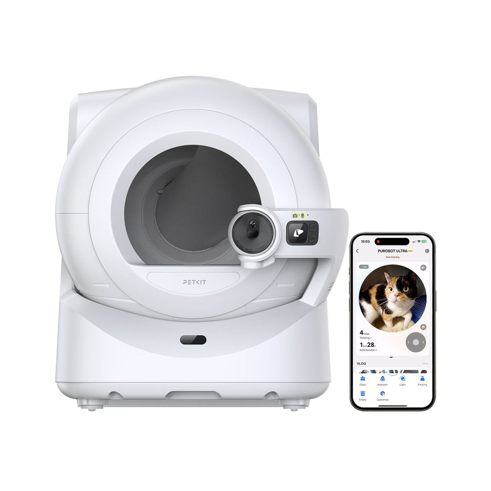 Petkit Purobot Ultra AI-Powered Automatic Litter Box with 360° Health & Behavior Tracking