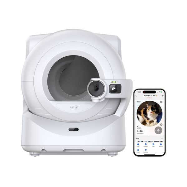Petkit Purobot Ultra AI-Powered Automatic Litter Box with 360° Health & Behavior Tracking