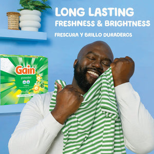 Gain Powder Laundry Detergent, Original, 195 loads, 180 oz.
