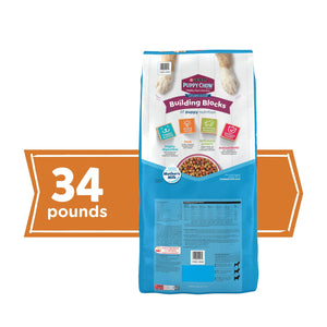 Purina Puppy Chow, Beef and Brown Rice, Tender & Crunchy Puppy Dry Dog Food, 34 lbs.
