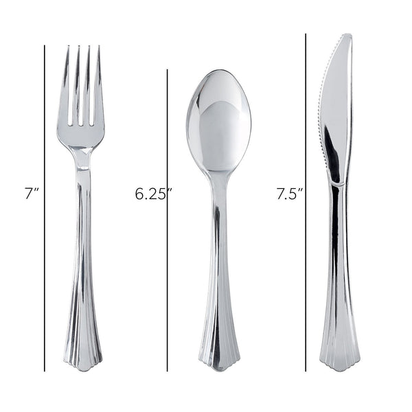 Member's Mark Premium Silver-Look Cutlery Combo 180 ct.