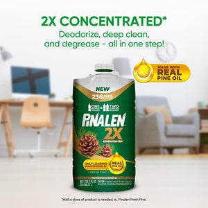 Pinalen 2X Concentrated Multipurpose Cleaner, Fresh Pine, 236 fl. oz.