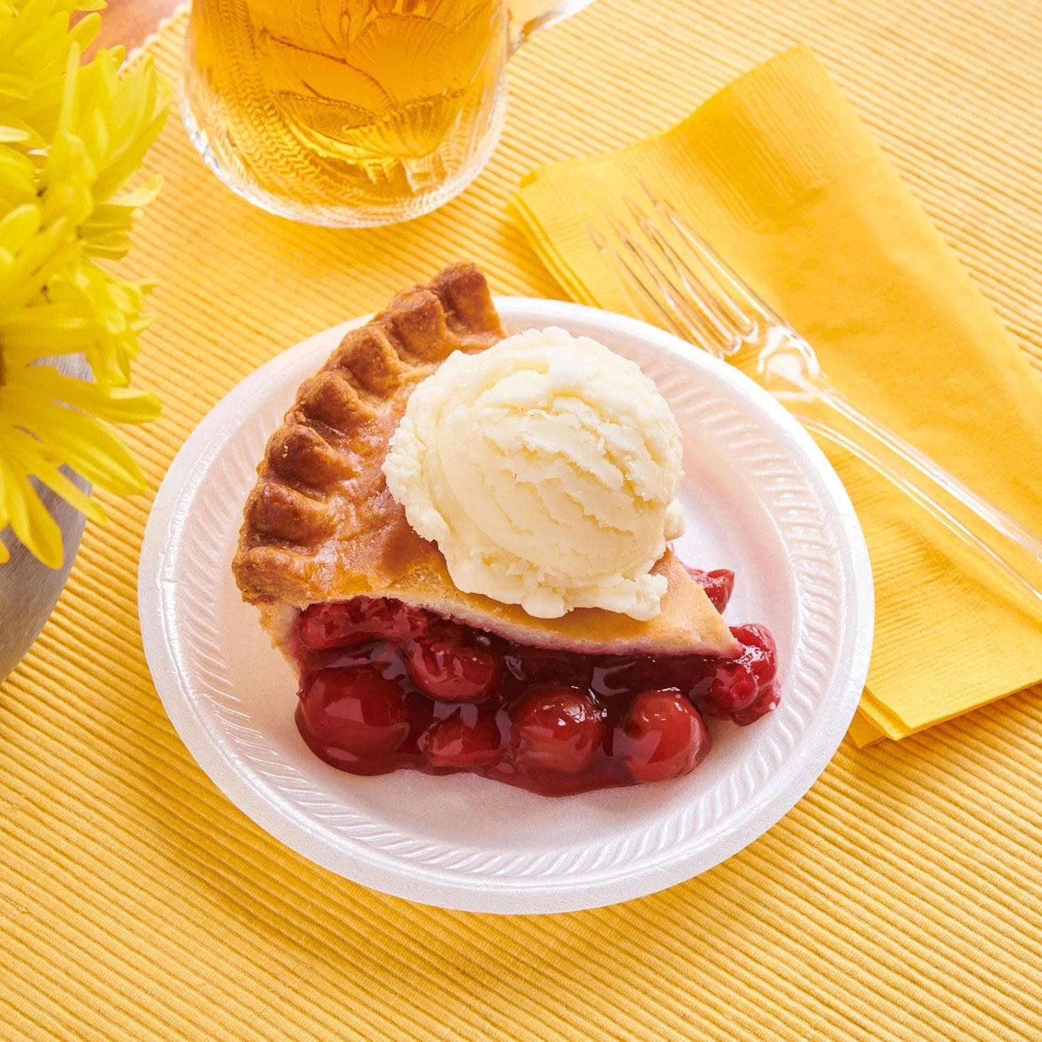 Hefty Supreme Foam Disposable Snack Plates, 6