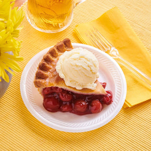 Hefty Supreme Foam Disposable Snack Plates, 6