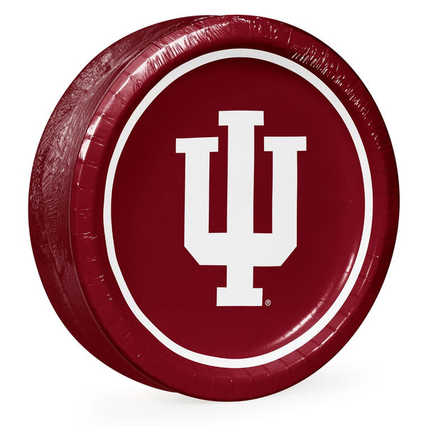 Indiana Hoosiers NCAA Round Paper Plates, 10