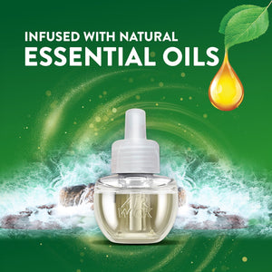 Air Wick plug In Scented Oil Air Freshener Refills, Ocean Spray, 9 refills