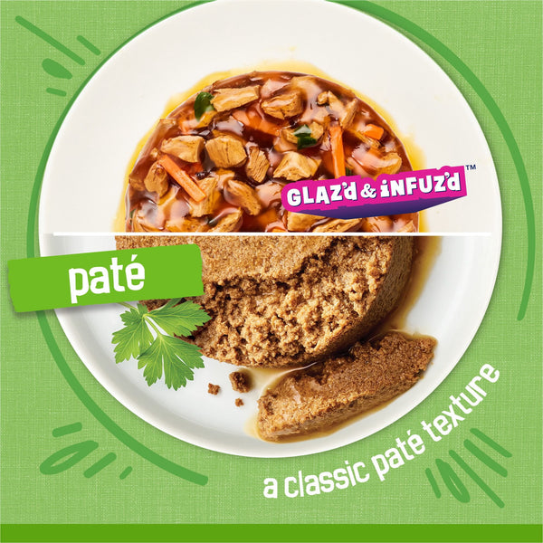 Purina Friskies Pate Wet Cat Food Variety Pack with Glaz’d and Infuz’d and Friskies Pate, 60 ct., 5.5 oz. Cans