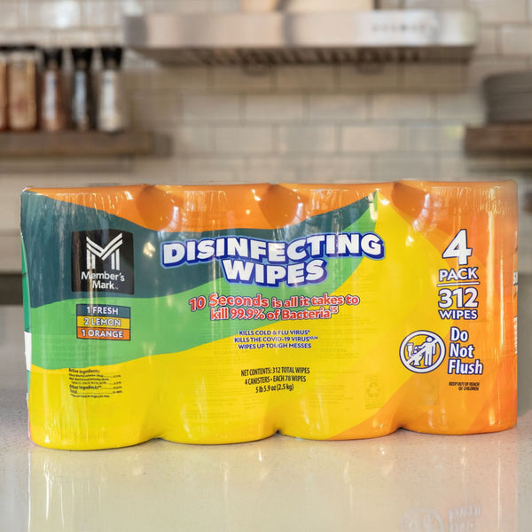 Member's Mark Disinfecting Wipes, Variety Pack, 4 pk., 312 ct.