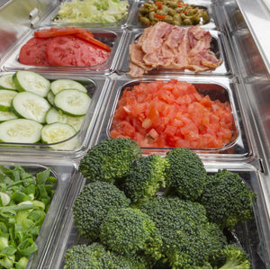 Maxx Cold X-Series Commercial Refrigerated Sandwich/Salad Station, Stainless Steel 7 cu. ft.