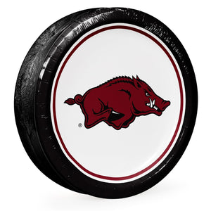 Arkansas Razorbacks NCAA Round Paper Plates, 10