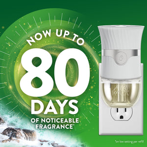 Air Wick plug In Scented Oil Air Freshener Refills, Ocean Spray, 9 refills