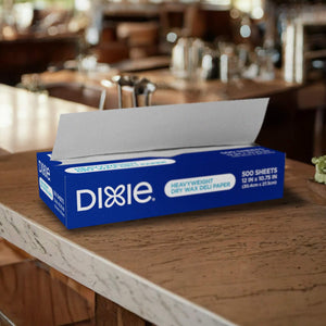 Dixie Heavyweight Dry Wax Deli Paper 12" X 10.75