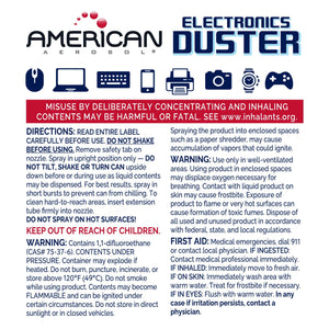 American Aerosol Compressed Gas Electronics Duster 10 oz., 4 Pack