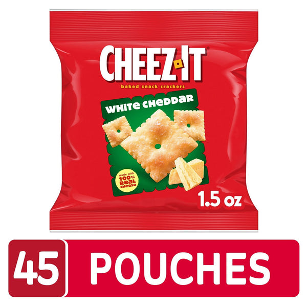 Cheez-It White Cheddar Snack Packs, 1.5 oz., 45 pk.
