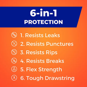 Hefty Ultra Strong Drawstring Trash Bags, Unscented 33 gal., 90 ct.