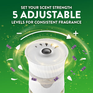 Air Wick Plug In Scented Oil Air Fresheners,  Lavender & Chamomile, 2 warmers + 8 refills