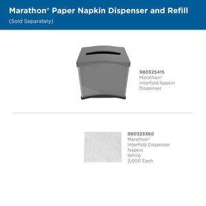 Marathon Interfold Gray Napkin Dispenser 2 ct.