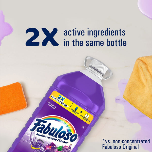 Fabuloso 2X Concentrated Multi-Purpose Cleaner, Lavender 210 fl. oz.