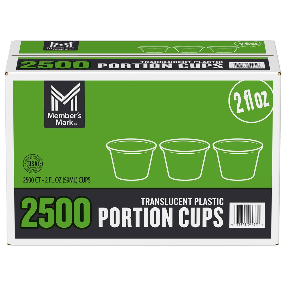 Member's Mark Translucent Portion Cups 2 fl. oz., 2500 ct.