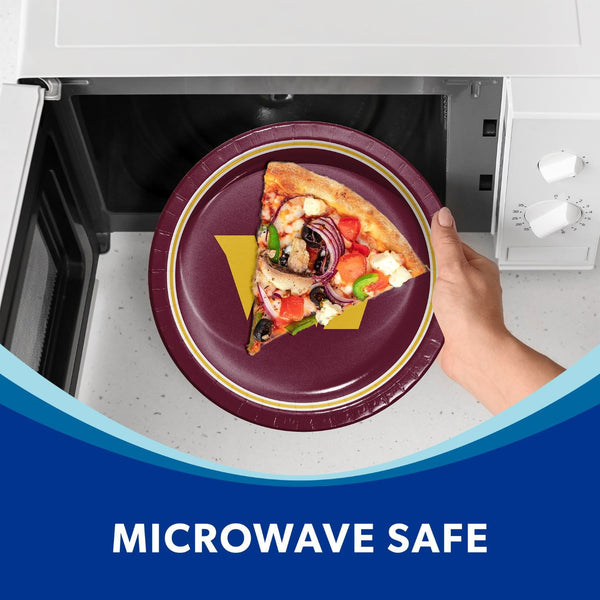 Washington Commanders NFL Round Paper Plates, 10