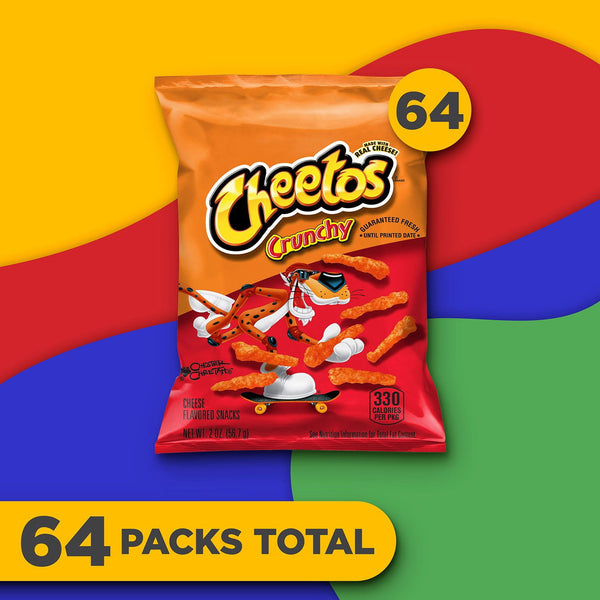 Cheetos Crunchy Cheese Snacks, 2 oz., 64 pk.