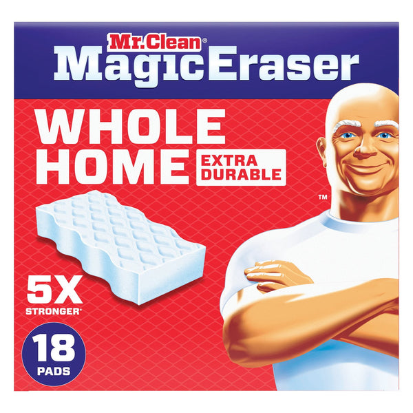 Mr. Clean Magic Eraser Whole Home Extra Durable Cleaning Sponges, 18ct.