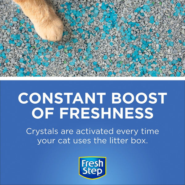 Fresh Step, Litter Box Deodorizing Crystals, Fresh Scent, 2 pk., 70 oz.