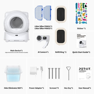Petkit Purobot Ultra AI-Powered Automatic Litter Box with 360° Health & Behavior Tracking