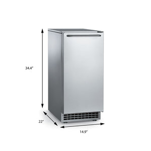Scotsman Undercounter Ice Machine, Gourmet Cube (Gravity Drain, 65 lbs.)