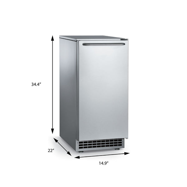 Scotsman Undercounter Ice Machine, Gourmet Cube (Gravity Drain, 65 lbs.)