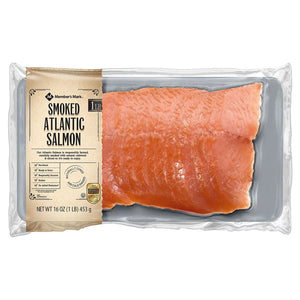 Member's Mark Cold Smoked Atlantic Salmon, Case 18 ct.