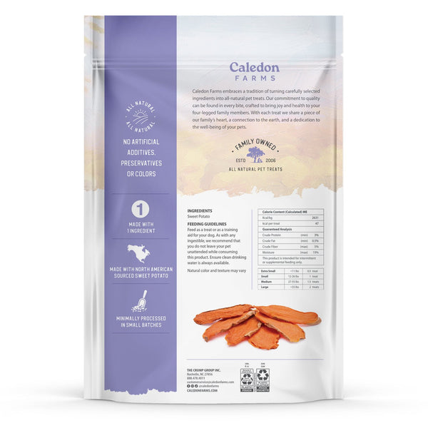 Caledon Farms Dog Treat Chews with Sweet Potato Flavor, 36 oz.