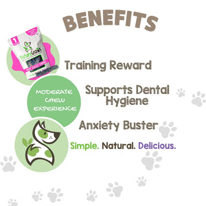 Nature Gnaws Beef Braid Dog Treat Chews, 1 lb.