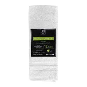 Member's Mark Commercial Hospitality Hand Towels, 12-Pack, White