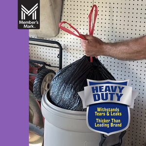Member's Mark Power Flex 33 Gallon Trash Bags, Lavender, 90 ct.