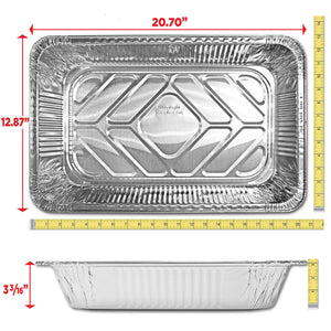 Member's Mark Aluminum Steam Table Pans, Full Size 50 ct.