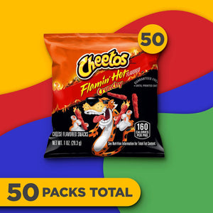 Cheetos Flamin' Hot Crunchy Snacks, 1 oz., 50 pk.
