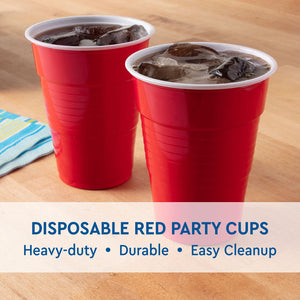 Member's Mark Heavy-Duty Red Cups 18 fl. oz., 240 ct.
