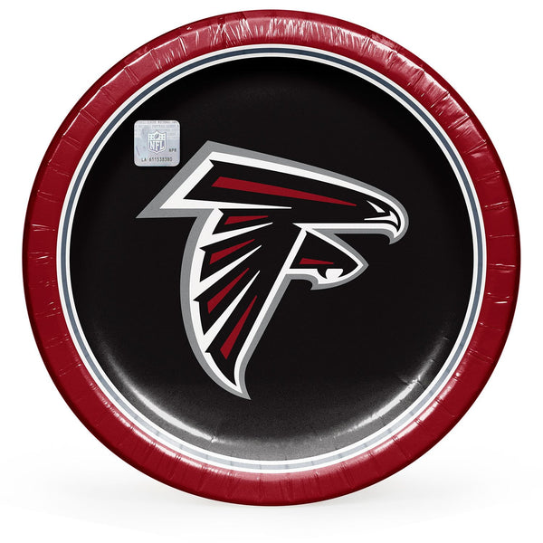 Atlanta Falcons NFL Round Paper Plates, 10